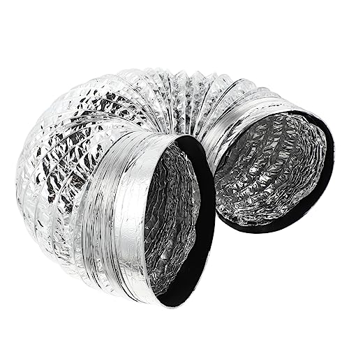 DECOMELODY 1Stück Aluminiumfolienkanäle Flexibler Lüftungsschlauch Für Praktische Küchen Und Klimaanlagen Entlüftung Doppellagiger Verstärkter Aluminiumfolienluftschlauch DECOMELODY 1Stück Aluminiumfolienkanäle Flexibler Lüftungsschlauch Für Praktische Küchen Und Klimaanlagen Entlüftung Doppellagiger Verstärkter Aluminiumfolienluftschlauch von DECOMELODY
