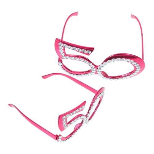 DECOMELODY 2 Paare Rhinestone Geburtstagsbrillen Zahlen Design Partybrillen aus Leichtem Funkelnde Fotorequisiten für Geburtstagsfeiern Karneval Maskerade und Cosplay DECOMELODY 2 Paare Rhinestone Geburtstagsbrillen Zahlen Design Partybrillen aus Leichtem Funkelnde Fotorequisiten für Geburtstagsfeiern Karneval Maskerade und Cosplay von DECOMELODY