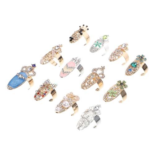 DECOMELODY 2 Sätze Nagelset Ring Bescherung Weihnachten Geldgeschenke Weihnachten Nagelack Fring Nagelzubehör Klaue Uv Fingernagel Reiz Maniküre- Mode-accessoires Kristall 12 Stücke * 2 DECOMELODY 2 Sätze Nagelset Ring Bescherung Weihnachten Geldgeschenke Weihnachten Nagelack Fring Nagelzubehör Klaue Uv Fingernagel Reiz Maniküre- Mode-accessoires Kristall 12 Stücke * 2 von DECOMELODY