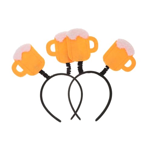 DECOMELODY 2 Stk. Bier Stirnband Party Kopfschmuck Leichtes Haarreif Bierkrug Design Lustig Festival Foto Requisiten für Erwachsene und Freunde DECOMELODY 2 Stk. Bier Stirnband Party Kopfschmuck Leichtes Haarreif Bierkrug Design Lustig Festival Foto Requisiten für Erwachsene und Freunde von DECOMELODY