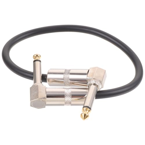 DECOMELODY 2 Stück Gitarren Pedal Patchkabel Flachkabel Silber Professionell Langlebig Für Effektgeräte Anschluss DECOMELODY 2 Stück Gitarren Pedal Patchkabel Flachkabel Silber Professionell Langlebig Für Effektgeräte Anschluss von DECOMELODY