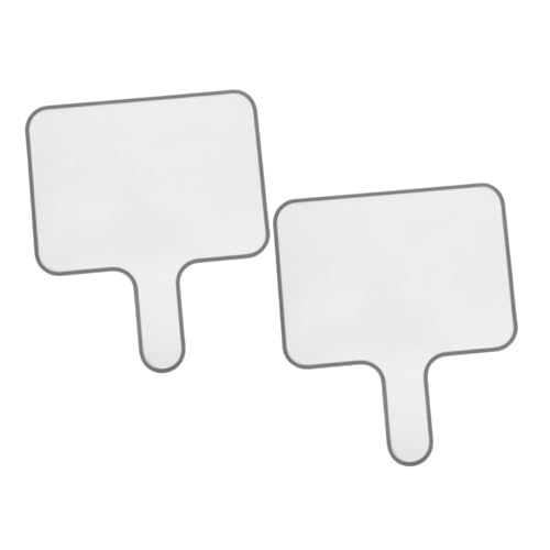 DECOMELODY 2 Stück Handheld Whiteboard Doppelseitige Abwischbare Antwortpaddel für Spiele Interaktive Unterrichtsaktivitäten Wiederverwendbare Schreibtafeln für Sportveranstaltungen und DECOMELODY 2 Stück Handheld Whiteboard Doppelseitige Abwischbare Antwortpaddel für Spiele Interaktive Unterrichtsaktivitäten Wiederverwendbare Schreibtafeln für Sportveranstaltungen und von DECOMELODY