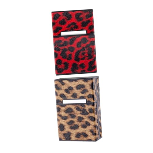 DECOMELODY 2 Stück Leopardenmuster Zigarettenetui mit Magnetverschluss Robuste PU Abs Schutzhülle für Zigaretten Klappbar Herren Accessoire Langlebige Aufbewahrung DECOMELODY 2 Stück Leopardenmuster Zigarettenetui mit Magnetverschluss Robuste PU Abs Schutzhülle für Zigaretten Klappbar Herren Accessoire Langlebige Aufbewahrung von DECOMELODY