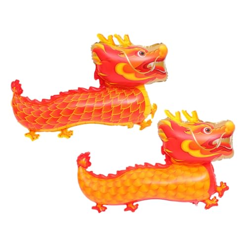 DECOMELODY 2 Stück Teiliges Chinesischer Drachen folienballons Aluminiumbeschichtet Leicht Aufblasbar und Entleerbar Festliche Dekoration für Neujahrsfeier Vielseitig Einsetzbar für Wand DECOMELODY 2 Stück Teiliges Chinesischer Drachen folienballons Aluminiumbeschichtet Leicht Aufblasbar und Entleerbar Festliche Dekoration für Neujahrsfeier Vielseitig Einsetzbar für Wand von DECOMELODY