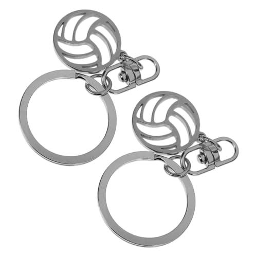 DECOMELODY 2 Stück Volleyball-Schlüsselanhänger Rucksack Volleyball-Partygeschenke volleyball schlüsselanhänger volleyball Schlüsselkette Volleyball-Charme Rostfreier Stahl Silver DECOMELODY 2 Stück Volleyball-Schlüsselanhänger Rucksack Volleyball-Partygeschenke volleyball schlüsselanhänger volleyball Schlüsselkette Volleyball-Charme Rostfreier Stahl Silver von DECOMELODY