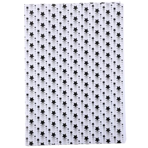 DECOMELODY 20 Blatt Dekoratives Blumiges Geschenkpapier Praktisches Einzigartiges Verpackungspapier für Blumensträuße DIY Basteln Schwarze Sternenmuster Vielseitig Einsetzbar DECOMELODY 20 Blatt Dekoratives Blumiges Geschenkpapier Praktisches Einzigartiges Verpackungspapier für Blumensträuße DIY Basteln Schwarze Sternenmuster Vielseitig Einsetzbar von DECOMELODY