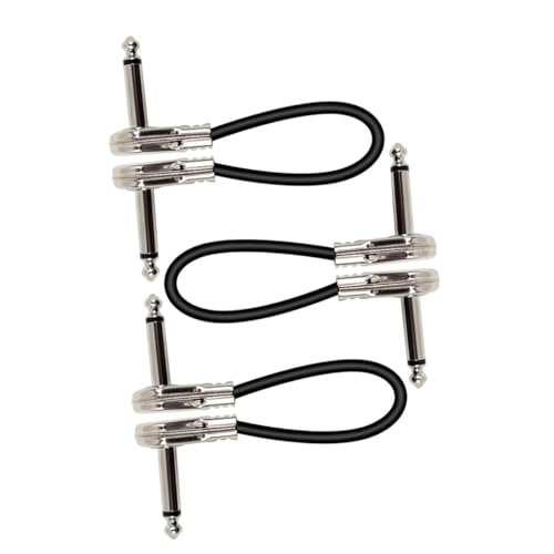DECOMELODY 3 Stück Teiliges Flaches Single track Effektpedal Patchkabel Professionelles Elektrisches Gitarren Bass audiokabel Zuverlässiges Musikzubehör mit Hoher Störfestigkeit Langlebig DECOMELODY 3 Stück Teiliges Flaches Single track Effektpedal Patchkabel Professionelles Elektrisches Gitarren Bass audiokabel Zuverlässiges Musikzubehör mit Hoher Störfestigkeit Langlebig von DECOMELODY