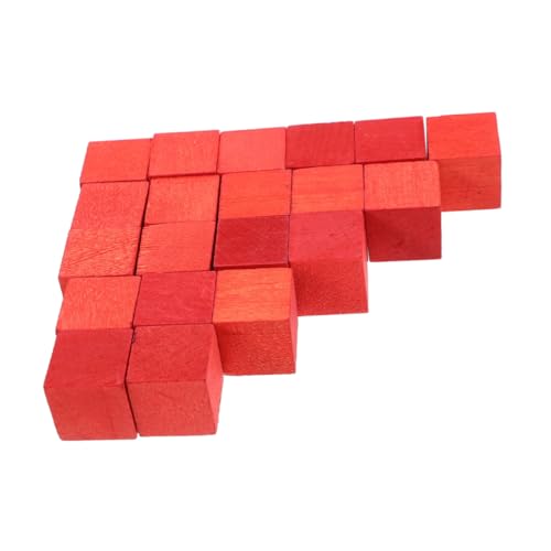 DECOMELODY 30 Stück Spielzeuge Aus Holzklötzen Holzbretter Holzbausteine Kleine Holzwürfel Holzbriefblöcke Abc-blöcke Aus Holz Handwerk Holz Holzperlen Kleine Blöcke Hölzern Ring Leer Rot DECOMELODY 30 Stück Spielzeuge Aus Holzklötzen Holzbretter Holzbausteine Kleine Holzwürfel Holzbriefblöcke Abc-blöcke Aus Holz Handwerk Holz Holzperlen Kleine Blöcke Hölzern Ring Leer Rot von DECOMELODY