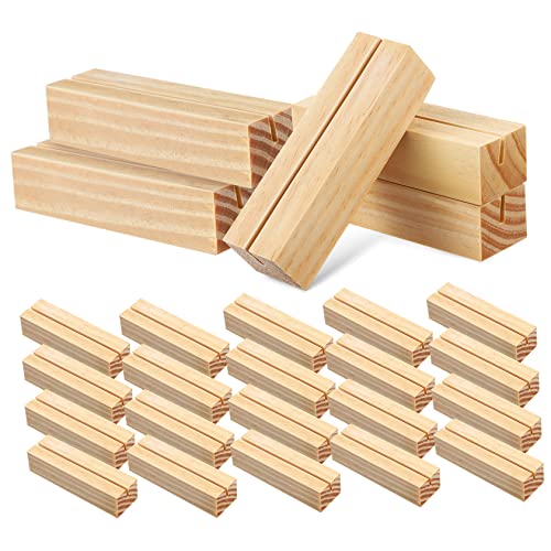 DECOMELODY 30 Stück Teiliges Holz Kartenhalter Tischkartenhalter mit Schlitz Rechteckige Platzkartenständer für Hochzeit Party und Restaurant Rustikale Stabile Holzaufsteller für DECOMELODY 30 Stück Teiliges Holz Kartenhalter Tischkartenhalter mit Schlitz Rechteckige Platzkartenständer für Hochzeit Party und Restaurant Rustikale Stabile Holzaufsteller für von DECOMELODY