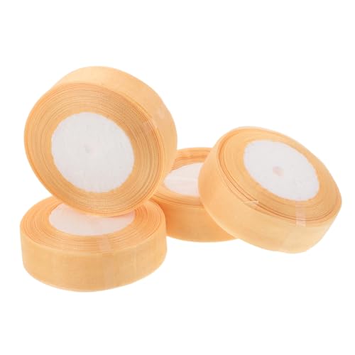 DECOMELODY 4 Rollen Transparente Garnband Breit Stilvolles Geschenkband für Verpackung Diy Schleifen Hochzeits und Feiertagsdekoration Vielseitig für Blumensträuße und Partys von DECOMELODY
