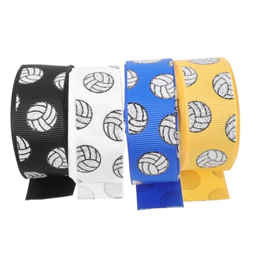 DECOMELODY 4 Rollen Volleyball Geschenkband Polyester Glatte Farbintensive Geschenkverpackungsschleifen Blau und Vielseitig für DIY Langlebig Einfach Zuzuschneiden und Faltenresistent DECOMELODY 4 Rollen Volleyball Geschenkband Polyester Glatte Farbintensive Geschenkverpackungsschleifen Blau und Vielseitig für DIY Langlebig Einfach Zuzuschneiden und Faltenresistent von DECOMELODY