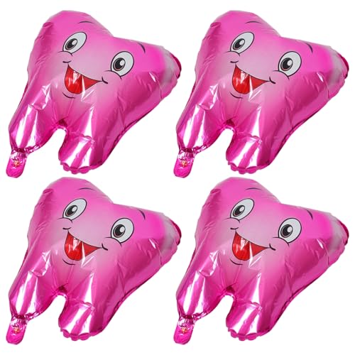 DECOMELODY 4 Stück Zahnballons für Babyparty und Kindergeburtstage Dekorative Folienballons für Kreative Party Dekorationen Partygeschenk DECOMELODY 4 Stück Zahnballons für Babyparty und Kindergeburtstage Dekorative Folienballons für Kreative Party Dekorationen Partygeschenk von DECOMELODY