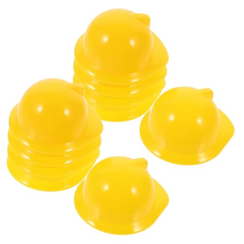 DECOMELODY 40St Mini-Bauhut Konstruktionsspielzeug-Hüte Festivalhut Sonnenhut Bauherrenhut Partyhüte für safety cap Haustier Helm Miniaturpuppenhelme Mini-Schutzhelme Plastik Yellow DECOMELODY 40St Mini-Bauhut Konstruktionsspielzeug-Hüte Festivalhut Sonnenhut Bauherrenhut Partyhüte für safety cap Haustier Helm Miniaturpuppenhelme Mini-Schutzhelme Plastik Yellow von DECOMELODY