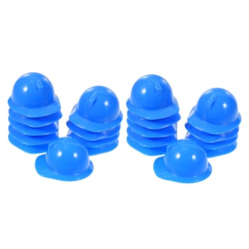 DECOMELODY 40St Mini-Bauhut safety cap dekoringe Baustellen-Dekoration Miniaturhüte Neuheit Hüte Strohhut Helikopterhut Hüte für Frauen Puppenbaumütze Weinflaschenverschluss Plastik Blue DECOMELODY 40St Mini-Bauhut safety cap dekoringe Baustellen-Dekoration Miniaturhüte Neuheit Hüte Strohhut Helikopterhut Hüte für Frauen Puppenbaumütze Weinflaschenverschluss Plastik Blue von DECOMELODY