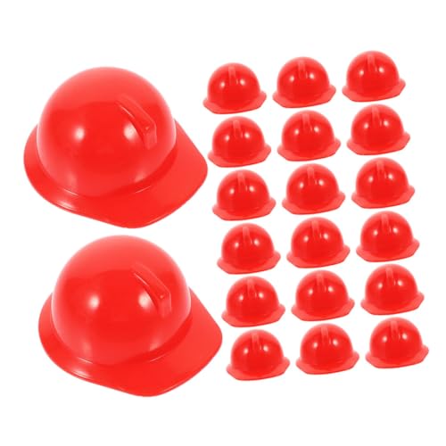 DECOMELODY 40St Mini-Bauhut safety cap laufende Mütze Schutzhelm Baseballkappe Frauen Sicherheitsstoßkappe Hüte schirmmützen Hutschachtel Miniaturpuppenhut Plastikpuppen-Konstruktionshut rot DECOMELODY 40St Mini-Bauhut safety cap laufende Mütze Schutzhelm Baseballkappe Frauen Sicherheitsstoßkappe Hüte schirmmützen Hutschachtel Miniaturpuppenhut Plastikpuppen-Konstruktionshut rot von DECOMELODY
