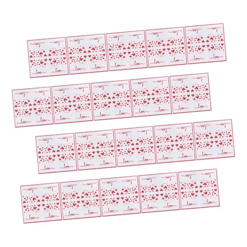 DECOMELODY 40pcs Valentinstag Gedrucktes Gewebeservietten Einwegpapier Servietten Hochzeitspapier Serviette Valentiner Gast Servietten Dekorative Servietten von DECOMELODY