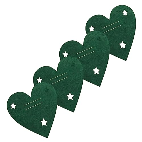 DECOMELODY 4Stücke Weihnachts Gabelbeutel Im Dekorative Bestecktaschen Aus Grünem Material Für Festliche Bankett Tabellendekorationen Für Weihnachten Und Festliche Anlässe von DECOMELODY