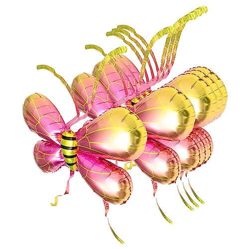 DECOMELODY 5 Stück Bienenflügelballon Weiblich Aluminium Dekoration Schmücken Geburtstag Schüttgut Bausätze Luft Bienenballons Hi Rechtschreibung Party Für Rosa DECOMELODY 5 Stück Bienenflügelballon Weiblich Aluminium Dekoration Schmücken Geburtstag Schüttgut Bausätze Luft Bienenballons Hi Rechtschreibung Party Für Rosa von DECOMELODY