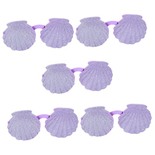DECOMELODY 5 Stück Shell-Brille für toys fotozubehör spielsachen für spielzeuge für Muschelförmige Brille Party Requisiten für Kinderbrillen Stk Violett DECOMELODY 5 Stück Shell-Brille für toys fotozubehör spielsachen für spielzeuge für Muschelförmige Brille Party Requisiten für Kinderbrillen Stk Violett von DECOMELODY