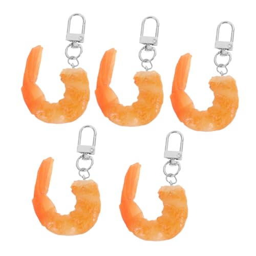 DECOMELODY Niedliche Garnelen-schlüsselanhänger 5 Stück Dekorativer Schlüsselhalter Künstlich Geschälte Garnelen Schmuck Für Goodie Bag DECOMELODY Niedliche Garnelen-schlüsselanhänger 5 Stück Dekorativer Schlüsselhalter Künstlich Geschälte Garnelen Schmuck Für Goodie Bag von DECOMELODY