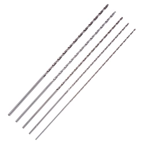DECOMELODY 5Stücke Extra Langes Teiliges Bohrerset Hochgeschwindigkeitsstahl für Metall Titanbeschichtung für Verbesserte Schneidleistung und Langlebigkeit DECOMELODY 5Stücke Extra Langes Teiliges Bohrerset Hochgeschwindigkeitsstahl für Metall Titanbeschichtung für Verbesserte Schneidleistung und Langlebigkeit von DECOMELODY