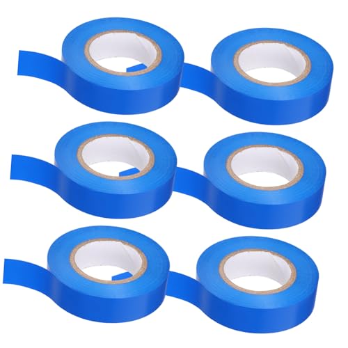 DECOMELODY 6 Rollen Elektriker Isolierband Wasserdichtes Stark Haftendes PVC Klebeband Flexibles Spritzwassergeschütztes Wickelband für Elektrische Verdrahtung und Kabelschutz DECOMELODY 6 Rollen Elektriker Isolierband Wasserdichtes Stark Haftendes PVC Klebeband Flexibles Spritzwassergeschütztes Wickelband für Elektrische Verdrahtung und Kabelschutz von DECOMELODY