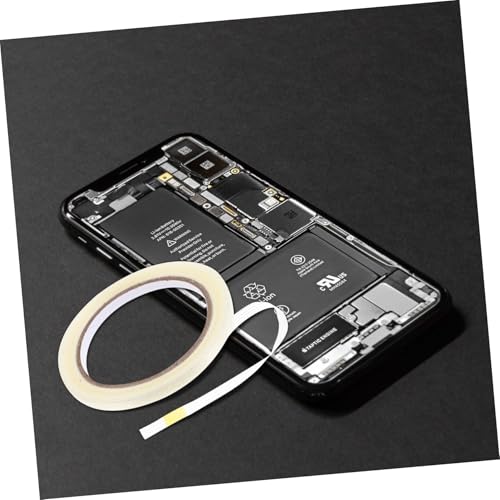 DECOMELODY 6 Rollen Transparentes Glasfaser klebeband Breit Hochreißfest Starke Haftkraft Langlebiges Multifunktionales Isolier Verstärkungsband für Haushalt und Industrie von DECOMELODY