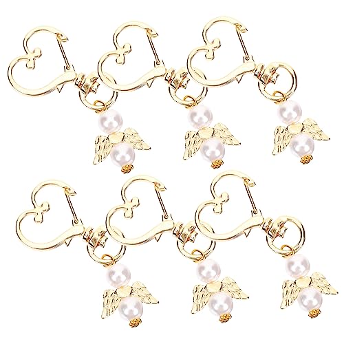 DECOMELODY 6 Stück Teiliges Flügel Schlüsselanhänger für Shower Dekoration für Taschen oder Erinnerungsstücke Kreatives Design mit Feiner Verarbeitung und Angenehmem Griff DECOMELODY 6 Stück Teiliges Flügel Schlüsselanhänger für Shower Dekoration für Taschen oder Erinnerungsstücke Kreatives Design mit Feiner Verarbeitung und Angenehmem Griff von DECOMELODY