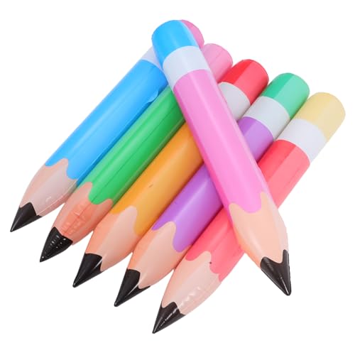 DECOMELODY 6 Stück Teiliges Große Aufblasbare Bleistiftballons Bunte Riesen PVC Schulbleistifte Schnelle Inflation Hängende Dekoration für Geburtstag Abschlussfeier Klassenraum Foto Requisite DECOMELODY 6 Stück Teiliges Große Aufblasbare Bleistiftballons Bunte Riesen PVC Schulbleistifte Schnelle Inflation Hängende Dekoration für Geburtstag Abschlussfeier Klassenraum Foto Requisite von DECOMELODY
