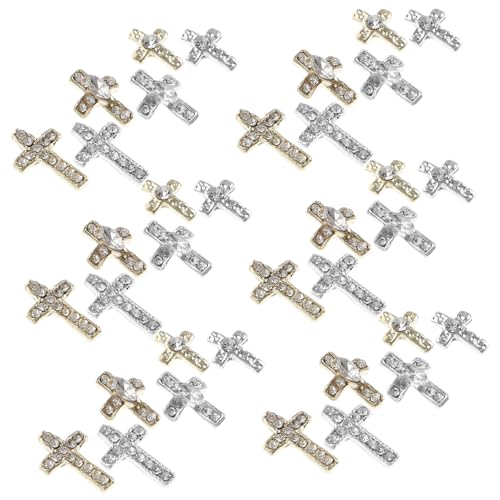 DECOMELODY 60 Stück Teiliges Nagel Charms Kreuz aus Langlebiger Legierung mit Strahlenden Strasssteinen Nail Art Charms für Maniküre Trendige Nageldekorationen für Partys und Alltag DECOMELODY 60 Stück Teiliges Nagel Charms Kreuz aus Langlebiger Legierung mit Strahlenden Strasssteinen Nail Art Charms für Maniküre Trendige Nageldekorationen für Partys und Alltag von DECOMELODY