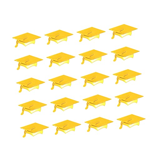 DECOMELODY 600 Stück 2020 Konfetti für Abschlussfeier Grad -Hut -Dekorationen Abschluss-Herzstück Arzt Abschlussfeier Dekorationen Abschlussfeier Tischdekoration Party liefert Konfetti Golden von DECOMELODY