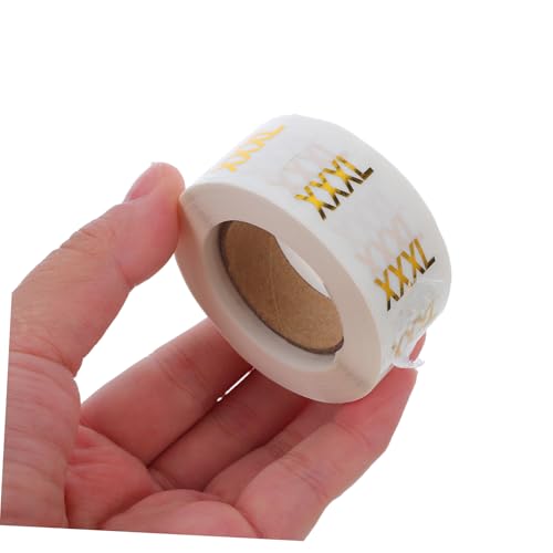 DECOMELODY 6Rollen Kleidung Größenetiketten S Rund Aufkleber Goldprägung Transparente Basis Kleidung Organisation Lagerung Sortierung DECOMELODY 6Rollen Kleidung Größenetiketten S Rund Aufkleber Goldprägung Transparente Basis Kleidung Organisation Lagerung Sortierung von DECOMELODY