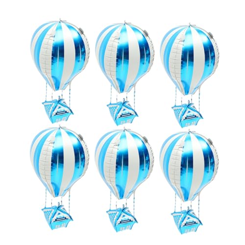 DECOMELODY 6pcs Heißluftballon Party Dekoration Flugzeug Geburtstagsfeier Liefert Heißluftballon Mittelstücke Hot Air Ballon Geburtstagsdekorationen Hot Air Ballon DECOMELODY 6pcs Heißluftballon Party Dekoration Flugzeug Geburtstagsfeier Liefert Heißluftballon Mittelstücke Hot Air Ballon Geburtstagsdekorationen Hot Air Ballon von DECOMELODY