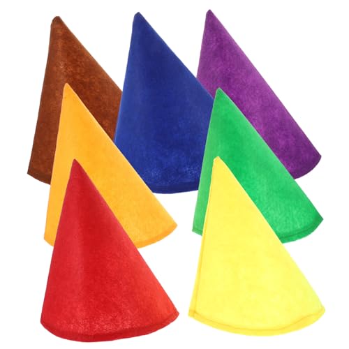 DECOMELODY 7 Stück Teiliges Zwergenmützen Filz Weihnachtsmütze für Halloween Party Cosplay Leichte Waschbare Zwergenhüte für Erwachsene und Gemischte Farbauswahl Vielseitiges Kostümzubehör DECOMELODY 7 Stück Teiliges Zwergenmützen Filz Weihnachtsmütze für Halloween Party Cosplay Leichte Waschbare Zwergenhüte für Erwachsene und Gemischte Farbauswahl Vielseitiges Kostümzubehör von DECOMELODY