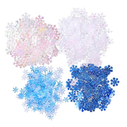 DECOMELODY 700 Stück Teiliges Schneeflocken Konfetti aus Weißem und Eisblauem Kreative Tischdeko für Weihnachten Hochzeit Festival und Party Fein Verarbeitet Vielseitig Streubar DECOMELODY 700 Stück Teiliges Schneeflocken Konfetti aus Weißem und Eisblauem Kreative Tischdeko für Weihnachten Hochzeit Festival und Party Fein Verarbeitet Vielseitig Streubar von DECOMELODY