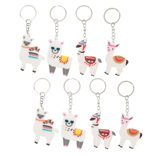 DECOMELODY 8 Stück Alpaka Schlüsselanhänger Teiliges Kawaii Cartoon Schlüsselanhänger Anhänger aus Langlebigem PVC Niedliches für Taschenanhänger und Partydekoration DECOMELODY 8 Stück Alpaka Schlüsselanhänger Teiliges Kawaii Cartoon Schlüsselanhänger Anhänger aus Langlebigem PVC Niedliches für Taschenanhänger und Partydekoration von DECOMELODY