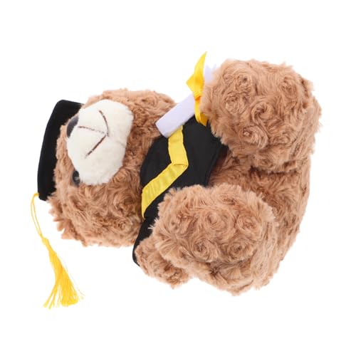 DECOMELODY Abschlussbärenpuppe Blumenbärendekoration Herzlichen Glückwunsch Grad Toy Mini-Bär-Andenken für Absolventen Abschluss erfreuen sich großer Beliebtheit PP Baumwolle Gelb DECOMELODY Abschlussbärenpuppe Blumenbärendekoration Herzlichen Glückwunsch Grad Toy Mini-Bär-Andenken für Absolventen Abschluss erfreuen sich großer Beliebtheit PP Baumwolle Gelb von DECOMELODY