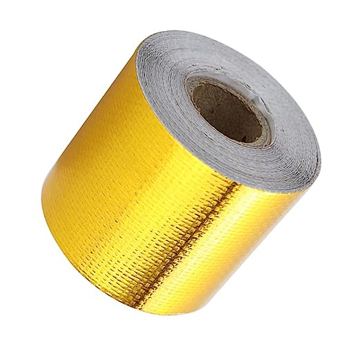 DECOMELODY Aluminiumfolie Klebeband Hitzebeständiges und Wasserdichtes Reparaturband für Isolierung und Abdichtung für Rohrleitungen Dekoration und von DECOMELODY