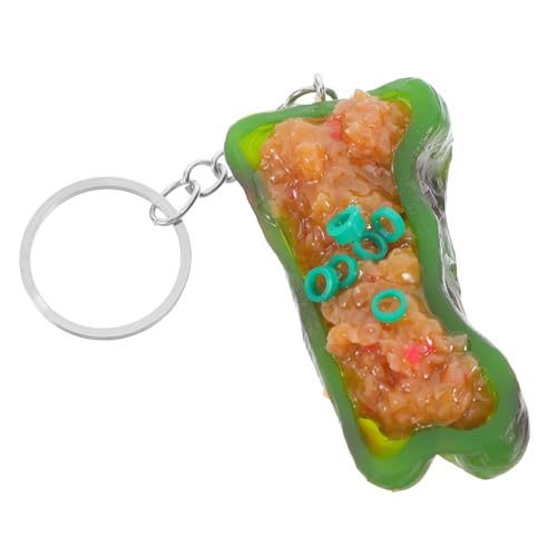 DECOMELODY Anhänger Schlüsselanhänger Mit Lebensmittelimitat Schlüsselanhänger Mit Simuliertem Lebensmittel Rucksackkette Handtaschenanhänger Für Frauen Schlüsselanhänger Süße von DECOMELODY