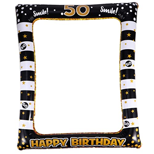 DECOMELODY 50 Jahre Alt Geburtstag Fotorahmen Requisiten Aufblasbare Fotohalter Party Liefert Für Alter 13 DECOMELODY 50 Jahre Alt Geburtstag Fotorahmen Requisiten Aufblasbare Fotohalter Party Liefert Für Alter 13 von DECOMELODY
