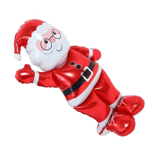 DECOMELODY Aufblasbarer Weihnachtsmann Folienballon Stehend Weihnachtsdeko Party Deko Indoor Outdoor Weihnachtsfeier Highlight Robust Einfach Aufzublasen DECOMELODY Aufblasbarer Weihnachtsmann Folienballon Stehend Weihnachtsdeko Party Deko Indoor Outdoor Weihnachtsfeier Highlight Robust Einfach Aufzublasen von DECOMELODY