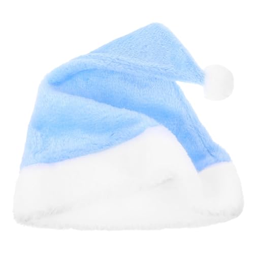 DECOMELODY Blauer Weihnachtsmann Hut aus Weichem Plüsch für Erwachsene und Festliche Weihnachtsmütze als Kostüm und Partydeko für Karneval und Weihnachtsfeier DECOMELODY Blauer Weihnachtsmann Hut aus Weichem Plüsch für Erwachsene und Festliche Weihnachtsmütze als Kostüm und Partydeko für Karneval und Weihnachtsfeier von DECOMELODY