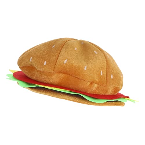 DECOMELODY Cosplay Mütze Lustige Hamburger Kopfbedeckung für Karneval Kostümpartys und Halloween Bequemes Leichtes Design für Unvergessliche DECOMELODY Cosplay Mütze Lustige Hamburger Kopfbedeckung für Karneval Kostümpartys und Halloween Bequemes Leichtes Design für Unvergessliche von DECOMELODY