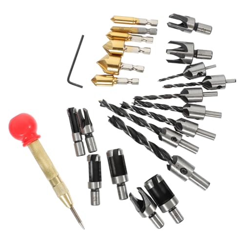 DECOMELODY Countersink Bohrer mit Holzplugg Cutter Präzise Holzbohrer für Heimwerker und Profi Vielseitiges Teiliges für Saubere Effiziente Bohrungen Kompakt und für Holzarbeiten DECOMELODY Countersink Bohrer mit Holzplugg Cutter Präzise Holzbohrer für Heimwerker und Profi Vielseitiges Teiliges für Saubere Effiziente Bohrungen Kompakt und für Holzarbeiten von DECOMELODY