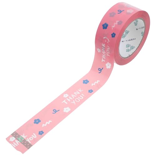 DECOMELODY Dankeschön-klebeband Zum Verschließen Von Kartons, Dekoratives Verpackungsband Für Den Versand, Ideal Für Kleine Unternehmen, Zum Verpacken Von Geschenken Und Zum Mitnehmen Von von DECOMELODY
