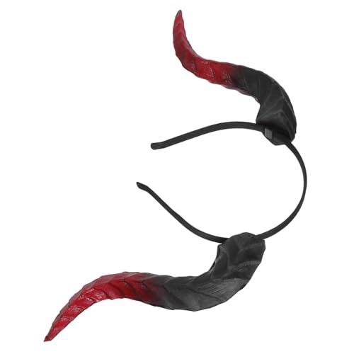 DECOMELODY Detachable Teufelshörner Haarreif Halloween Kopfband Elastisch Leicht Für Damen Herren Karneval Cosplay Kostüm Zubehör von DECOMELODY