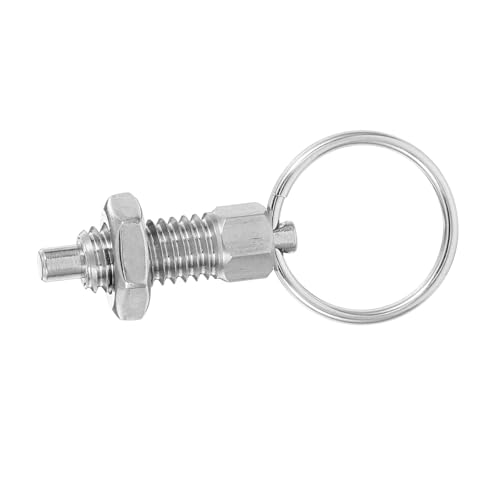 DECOMELODY Federriegelschlösser Mit Zugring, Robuster, Federbelasteter Edelstahlstift Für Anhängertore, Nutzanhängerteile Und Federsicherungsstift DECOMELODY Federriegelschlösser Mit Zugring, Robuster, Federbelasteter Edelstahlstift Für Anhängertore, Nutzanhängerteile Und Federsicherungsstift von DECOMELODY