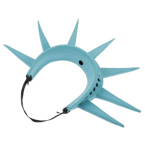 DECOMELODY Freiheitsstatue Kopfband mit Fackel Spitzes Lady Haarband für Kostümpartys Patriotisches Festival Zubehör Langlebiges Material für Halloween und Rollenspiele von DECOMELODY