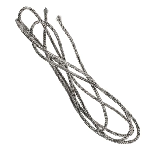 DECOMELODY Gitarre Lötzubehör mit Gewachstem Leiterdraht Metallgeflecht Pickup Draht Langlebig Altersbeständig Hochwertiger Sound für Bass und Gitarrenverkabelung von DECOMELODY