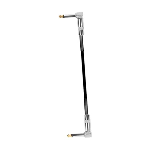 DECOMELODY Gitarren Patchkabel Geräuschreduzierend Langlebige Metallstecker Kompakt für Effektpedale Vielseitig Kompatibel Geeignet für Gitarre Bass und Audioequipment Schwarz DECOMELODY Gitarren Patchkabel Geräuschreduzierend Langlebige Metallstecker Kompakt für Effektpedale Vielseitig Kompatibel Geeignet für Gitarre Bass und Audioequipment Schwarz von DECOMELODY